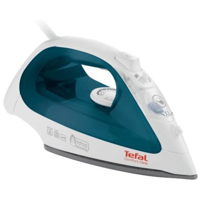 Tefal FV2650 Comfort Glide Steam Iron white & Petrol Blue Tefal FV2650 Comfort Glide Steam Iron white & Petrol Blue